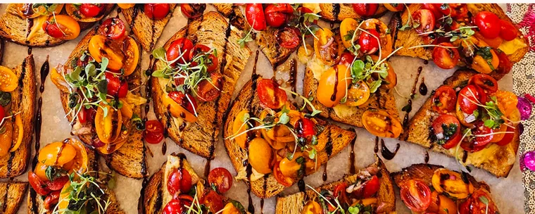 Chef-curated cocktail bites tray